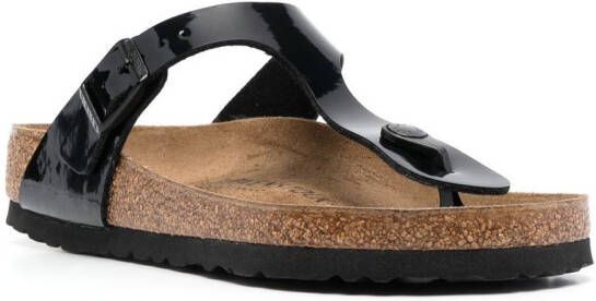 Birkenstock Gizeh single-toe strappy sandals Black