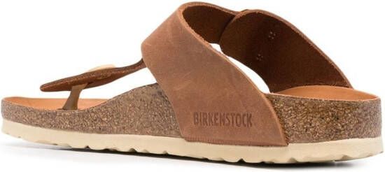 Birkenstock Gizeh T-bar flip-flops Brown