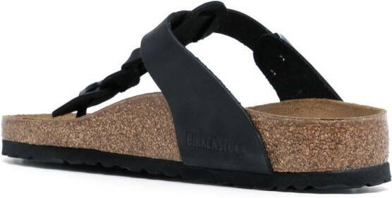 Birkenstock Gizeh twisted sandals Black