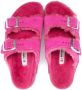 Birkenstock Kids Arizona buckle-fastening brushed sandals Pink - Thumbnail 3