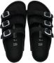 Birkenstock Kids Arizona buckle-fastening glitter sandals Black - Thumbnail 3