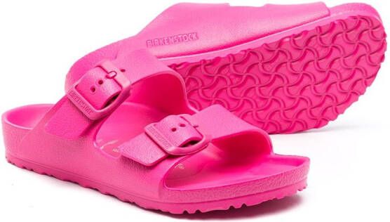Birkenstock Kids Arizona buckled sandals Pink