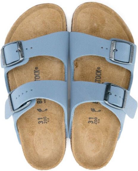 Birkenstock Kids Arizona double-strap sandals Blue