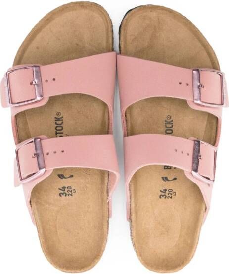 Birkenstock Kids Arizona double-strap sandals Pink