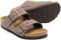 Birkenstock Kids Arizona leather sandals Brown - Thumbnail 1