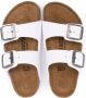 Birkenstock Kids Arizona leather sandals White - Thumbnail 3