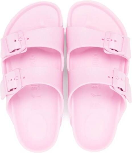 Birkenstock Kids Arizona logo-debossed sandals Pink