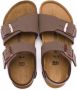Birkenstock Kids buckle-fastening leather sandals Brown - Thumbnail 3