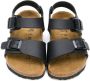 Birkenstock Kids buckle flat sandals Black - Thumbnail 3