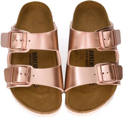 Birkenstock Kids buckle straps sandals Pink