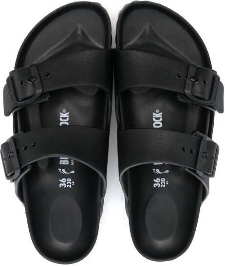 Birkenstock Kids double-buckle open-toe sandals Black