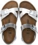 Birkenstock Kids double-strap design sandals Silver - Thumbnail 3
