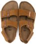 Birkenstock Kids double-strap suede sandals Brown - Thumbnail 3