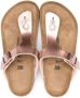 Birkenstock Kids Gizeh metallic 30mm sandals Pink - Thumbnail 3