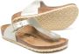 Birkenstock Kids Gizeh metallic thong sandals Grey - Thumbnail 2
