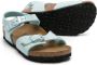 Birkenstock Kids Kumba patent-finish sandals Green - Thumbnail 2
