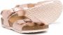 Birkenstock Kids metallic leather-strap buckled sandals Pink - Thumbnail 2