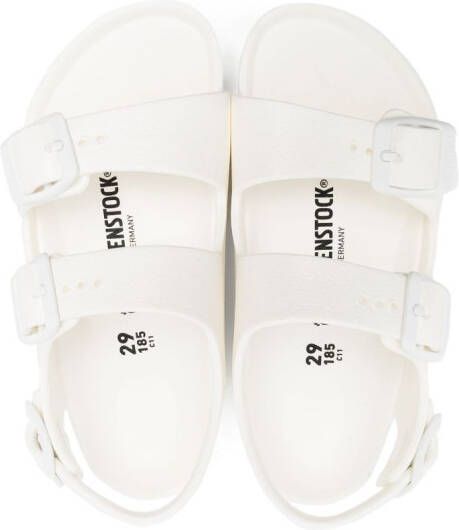 Birkenstock Kids Milano Essentials buckle-strap sandals White