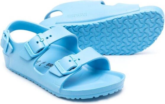 Birkenstock Kids Milano rubber sandals Blue