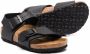 Birkenstock Kids multi-strap leather sandals Black - Thumbnail 2