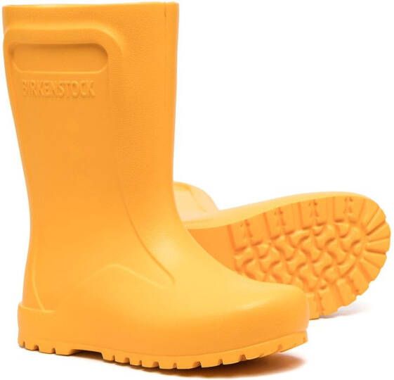 Birkenstock Kids ridged sole boots Yellow