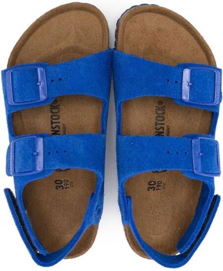 Birkenstock Kids side buckle-fastening sandals Blue