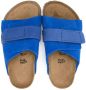 Birkenstock Kids touch-strap leather sandals Brown - Thumbnail 3