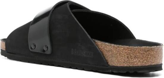 Birkenstock Kyoto leather sandals Black