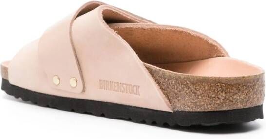 Birkenstock Kyoto leather sandals Neutrals