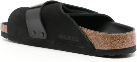 Birkenstock Kyoto suede flat sandals Black