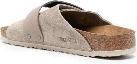 Birkenstock Kyoto suede slides Neutrals
