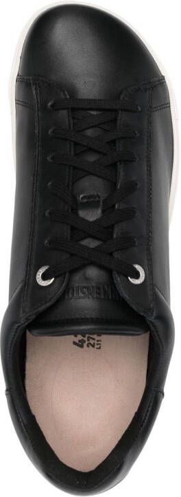 Birkenstock lace-up leather sneakers Black