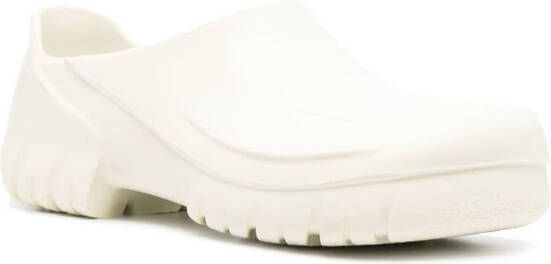 Birkenstock leather ridged shoes Neutrals