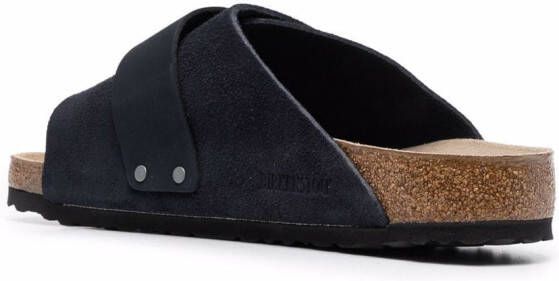Birkenstock leather-strap sandals Blue