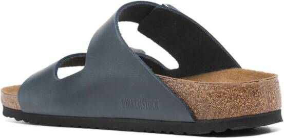 Birkenstock logo-debossed leather sandals Blue