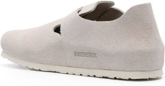 Birkenstock London suede sandals White