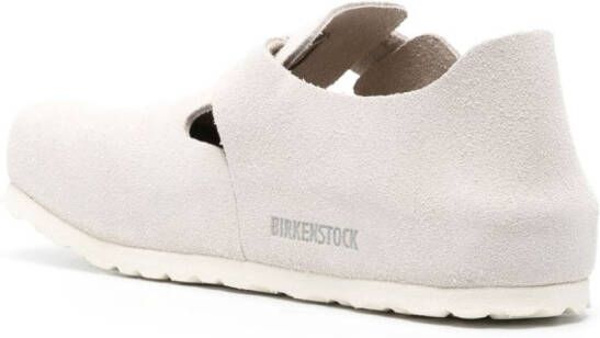 Birkenstock London suede slippers Neutrals
