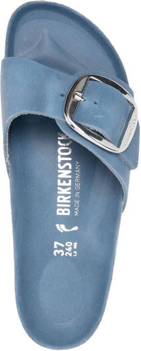Birkenstock Madrid Big Buckle slide sandals Blue