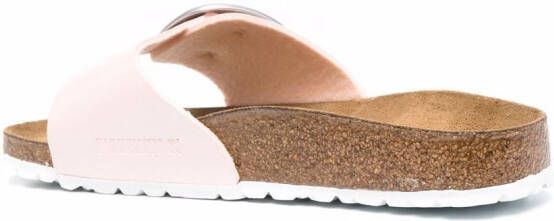 Birkenstock Madrid big buckle slides Pink