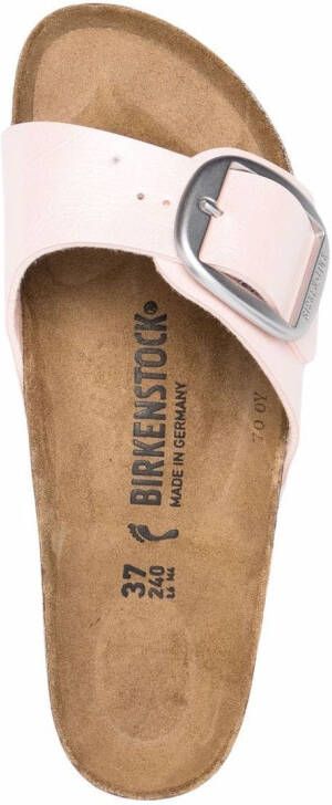 Birkenstock Madrid big buckle slides Pink
