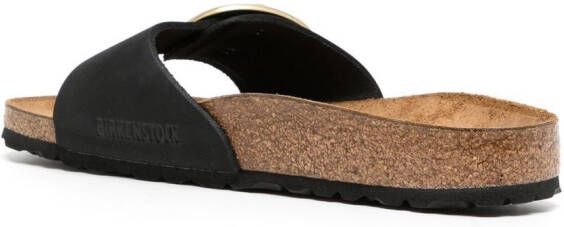 Birkenstock Madrid buckle-detail slide sandals Brown