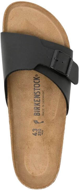 Birkenstock Madrid buckle-fastened sandals Black