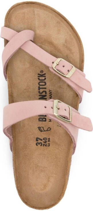 Birkenstock Mayari leather slides Pink
