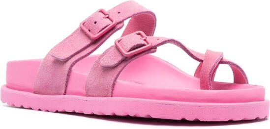 Birkenstock Mayari suede sandals Pink