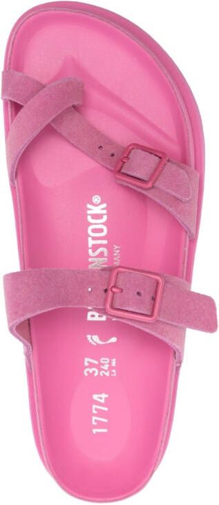 Birkenstock Mayari suede sandals Pink