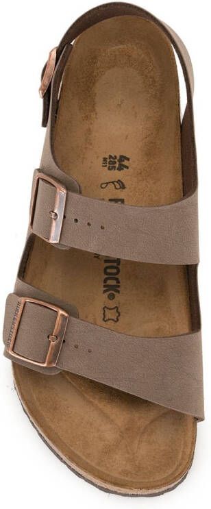 Birkenstock Milano buckled sandals Brown