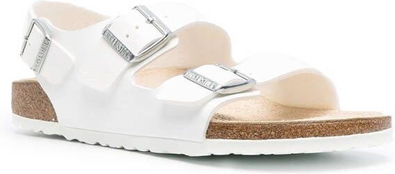 Birkenstock Milano buckled sandals White