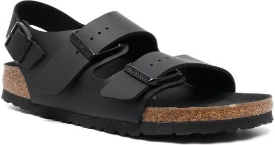 Birkenstock Milano buckled slingback sandals Black