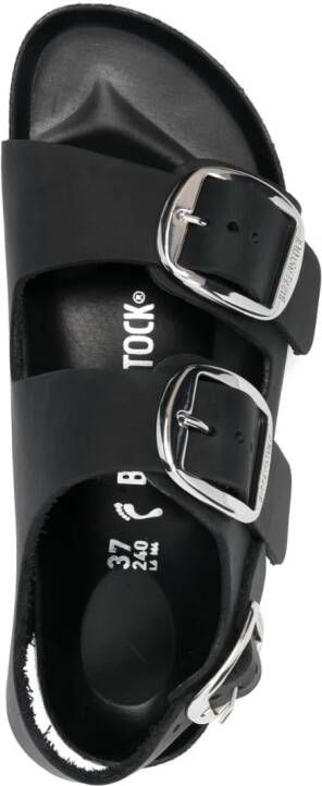 Birkenstock Milano buckled slingback sandals Black