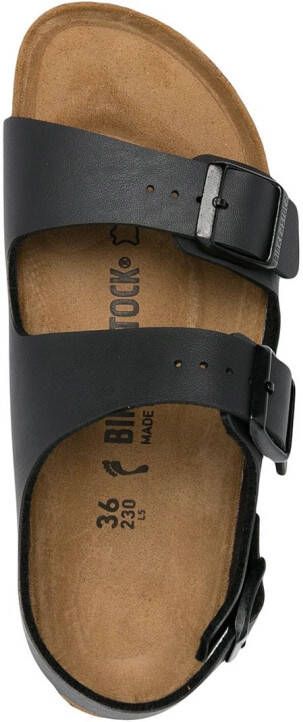 Birkenstock Milano double-buckle sandals Black